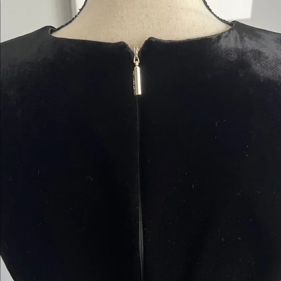 Kate Spade New York Sequin Bow Velvet Dress - Picture 4 of 10